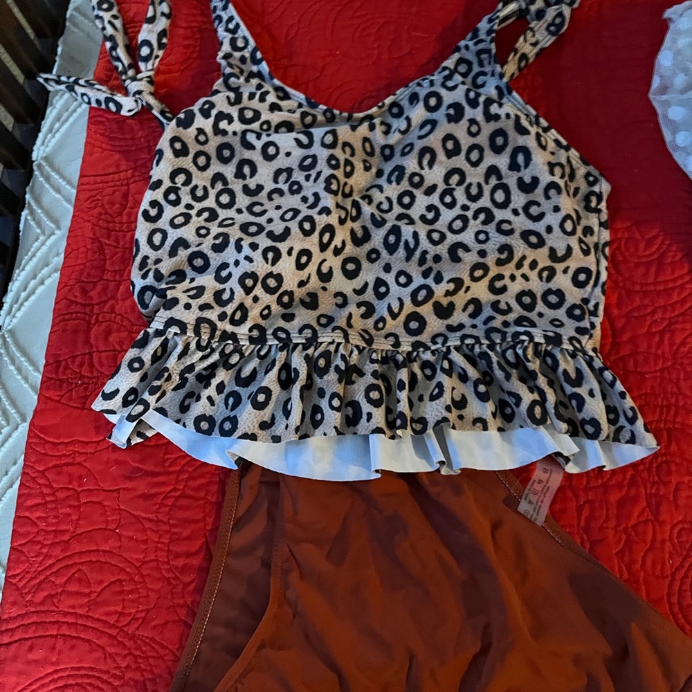 Leopard Print Takini Set